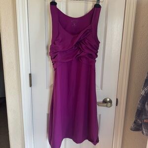 Athleta Purple sport dress w/ built in bra Sz S